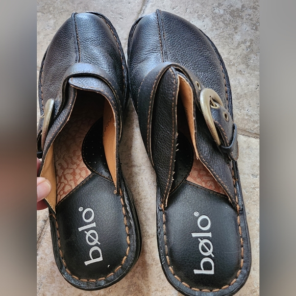 Brown leather shoes Bolo. Size 7. Like new, barely worn. - Picture 6 of 7